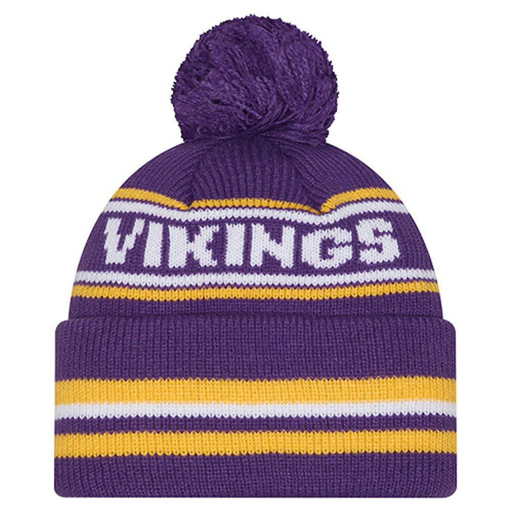 NFL Minnesota Vikings Youth Classic Cuffed Knit Hat with Pom
