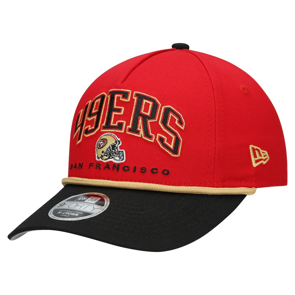 NFL San Francisco 49ers Preschool Arch COOLERA 9FORTY A-Frame M-Crown Adjustable Hat