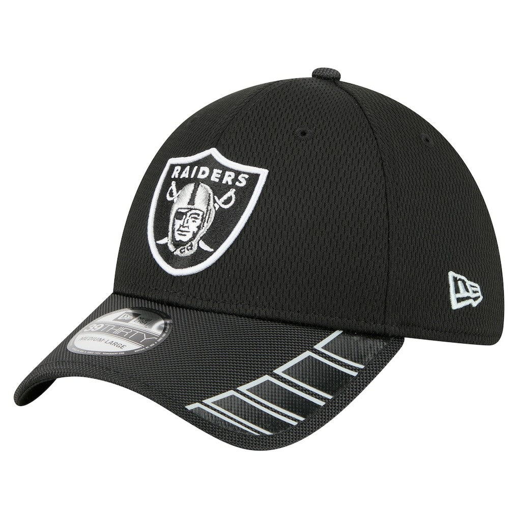 NFL Las Vegas Raiders Visor Hit 39THIRTY Flex Hat