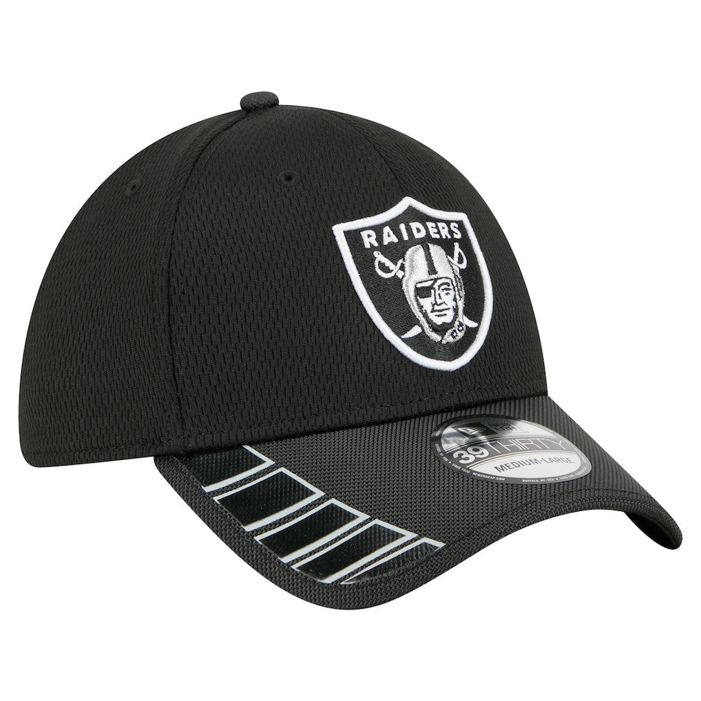 NFL Las Vegas Raiders Visor Hit 39THIRTY Flex Hat