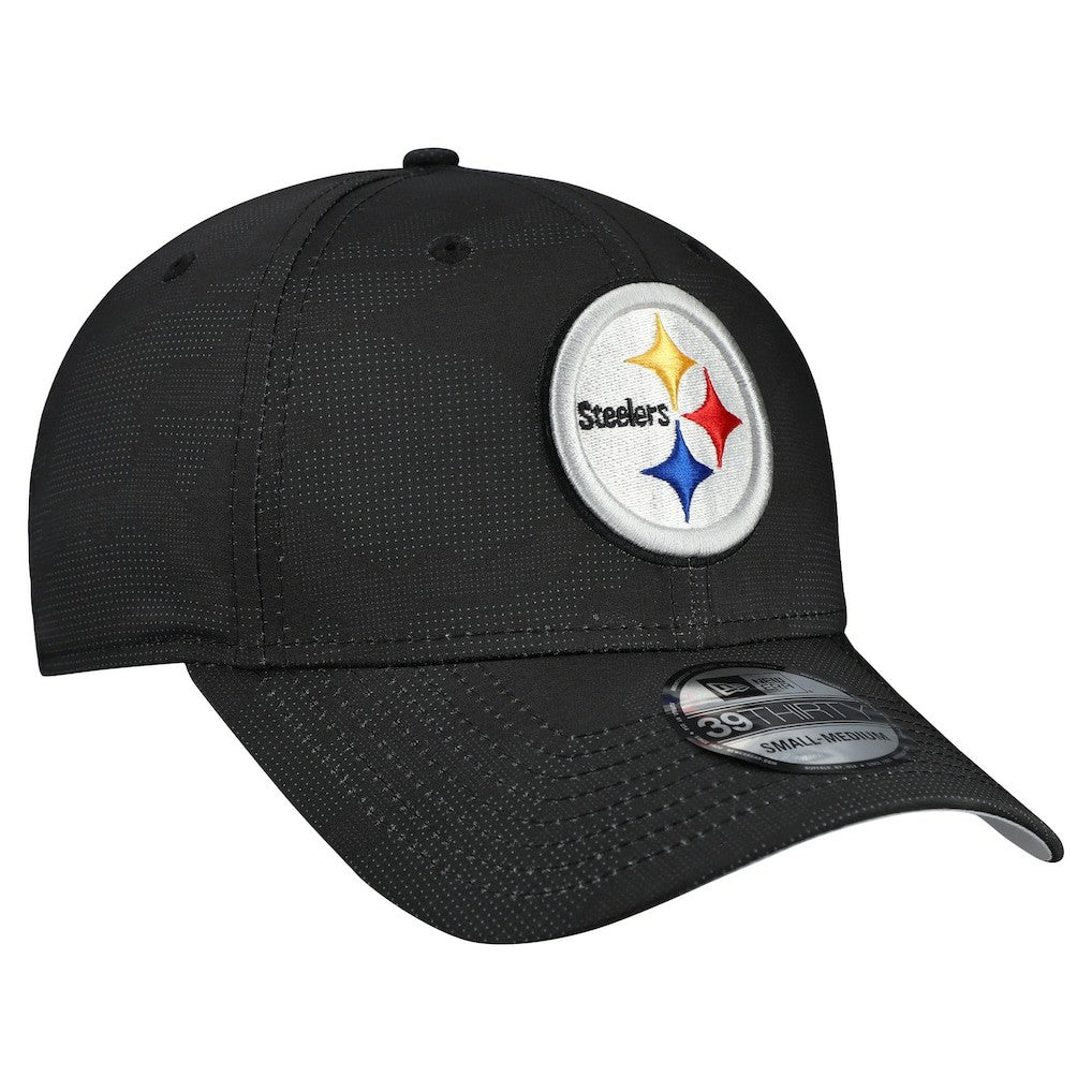 NFL Pittsburgh Steelers Tonal Camo 39THIRTY Stretch Fit Hat