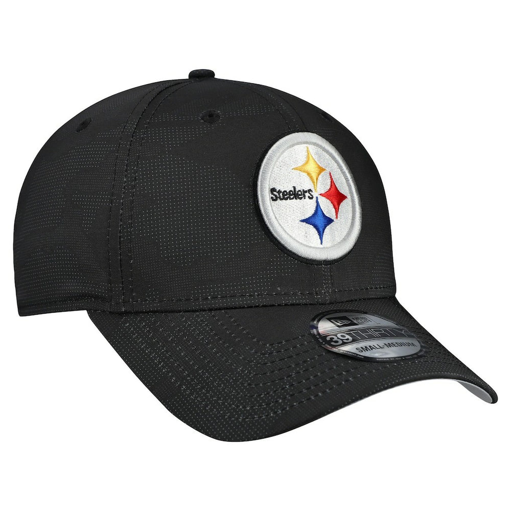 NFL Pittsburgh Steelers Tonal Camo 39THIRTY Stretch Fit Hat