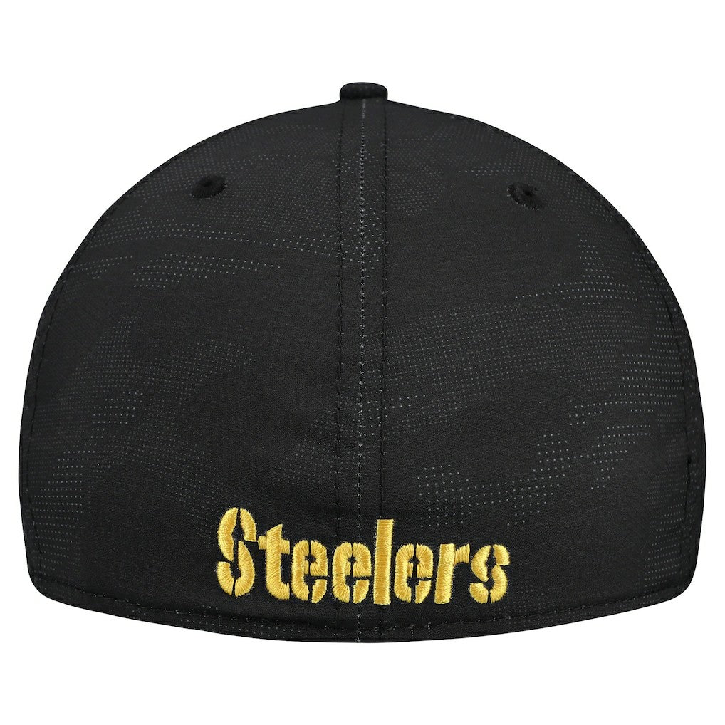 NFL Pittsburgh Steelers Tonal Camo 39THIRTY Stretch Fit Hat
