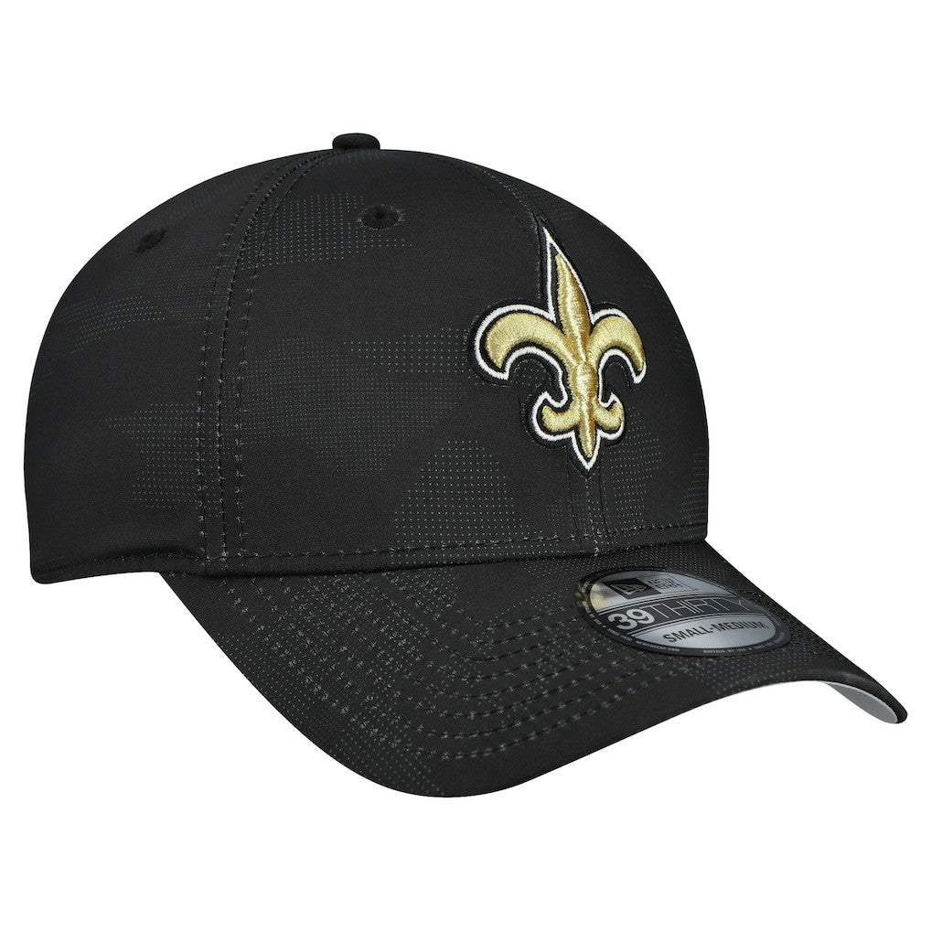 NFL New Orleans Saints Tonal Camo 39THIRTY Stretch Fit Hat