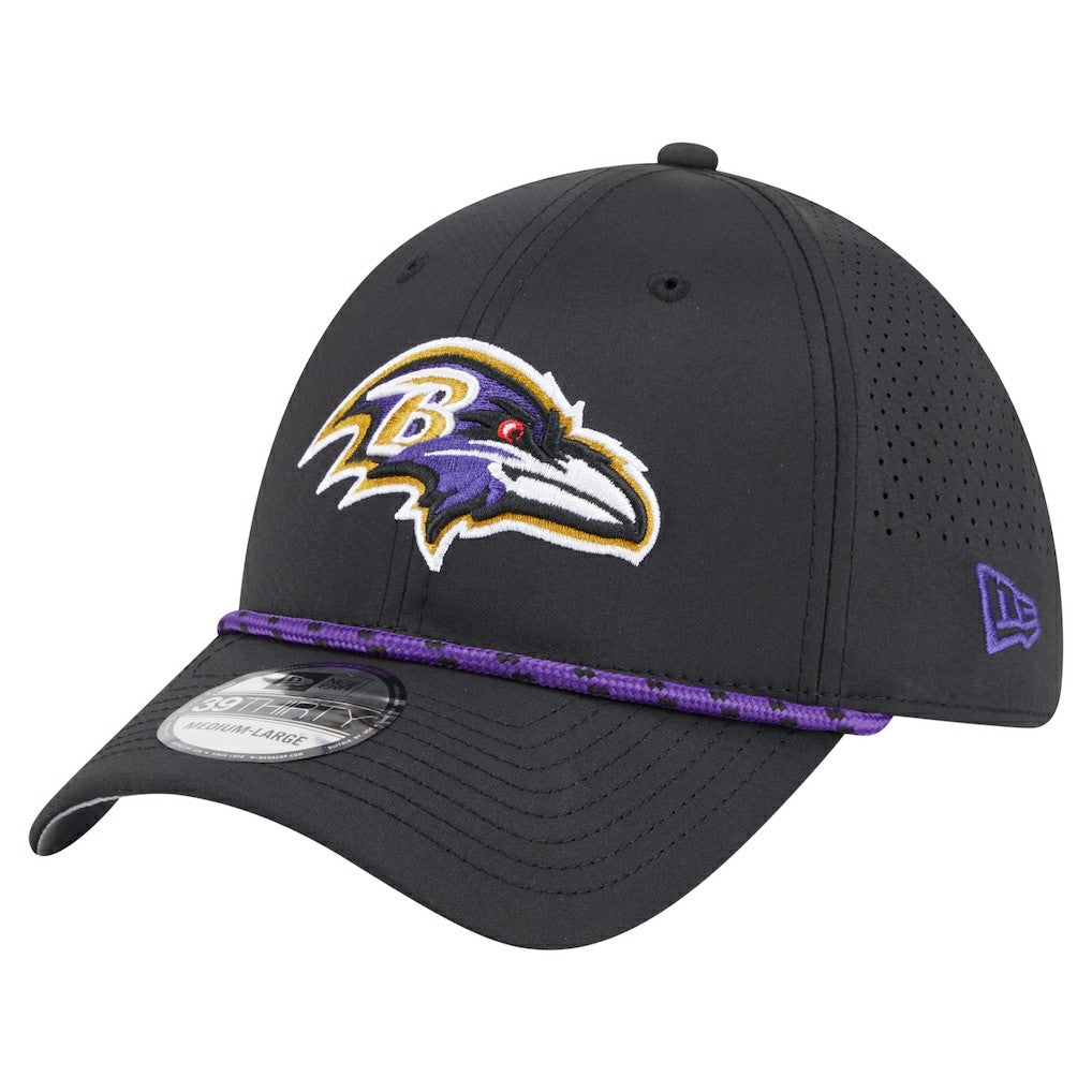 NFL Baltimore Ravens Perforated 39THIRTY Flex Hat