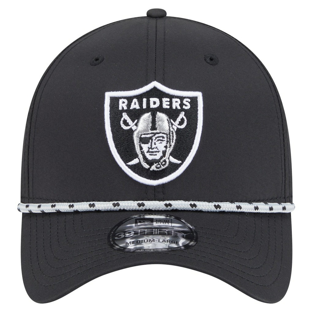 NFL Las Vegas Raiders Perforated 39THIRTY Flex Hat