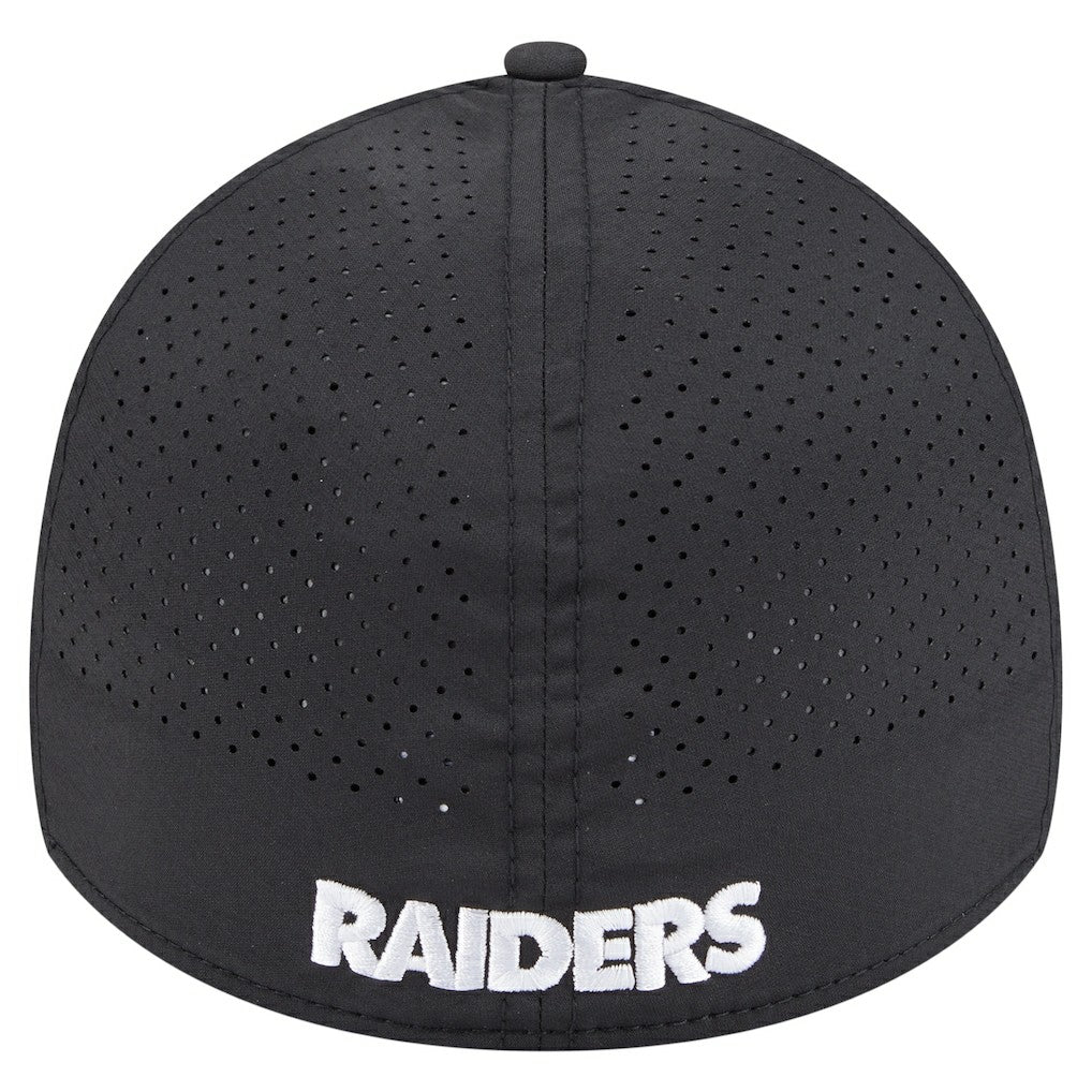 NFL Las Vegas Raiders Perforated 39THIRTY Flex Hat