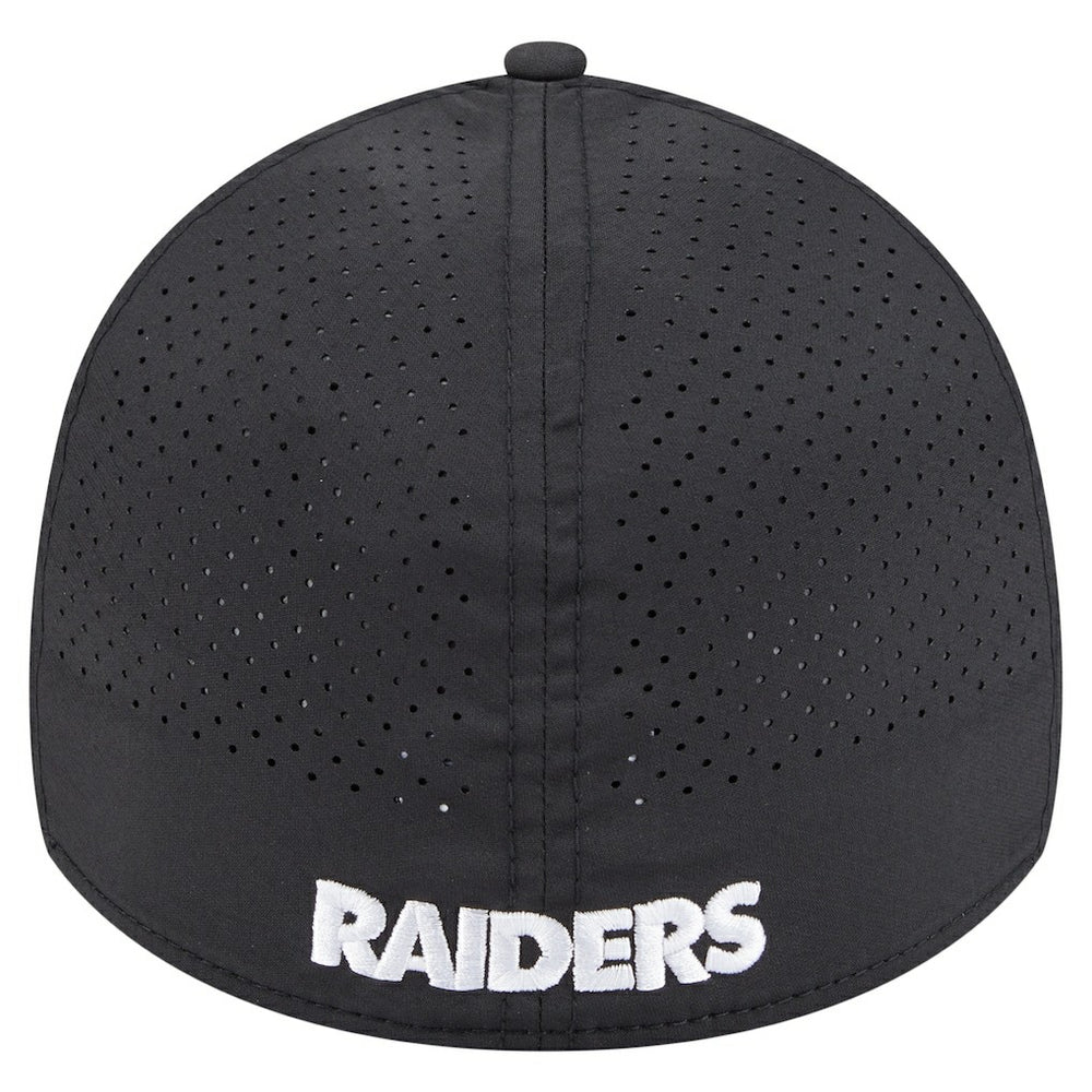 NFL Las Vegas Raiders Perforated 39THIRTY Flex Hat