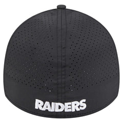 NFL Las Vegas Raiders Perforated 39THIRTY Flex Hat