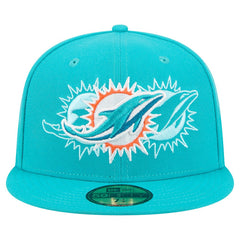 NFL Miami Dolphins Tri-Hit 59FIFTY Fitted Hat