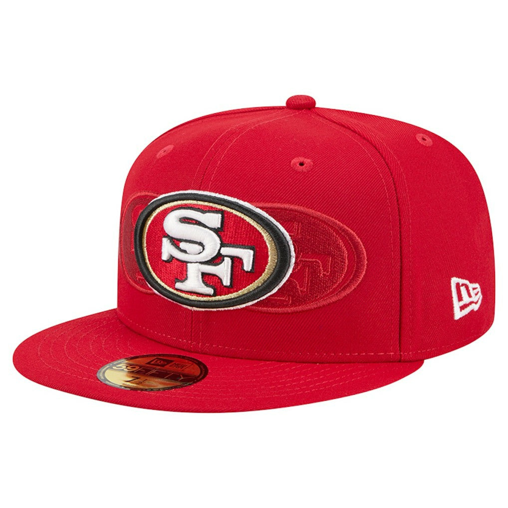 NFL San Francisco 49ers Tri-Hit 59FIFTY Fitted Hat