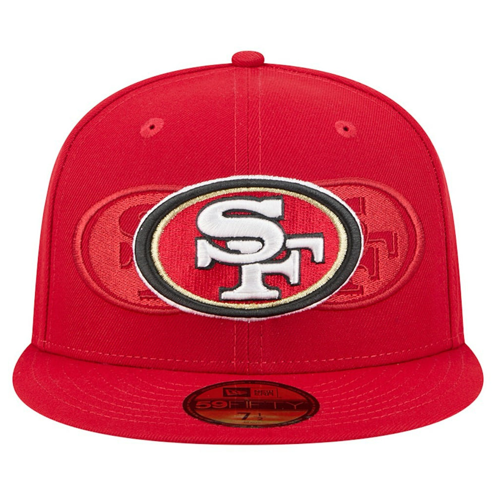 NFL San Francisco 49ers Tri-Hit 59FIFTY Fitted Hat