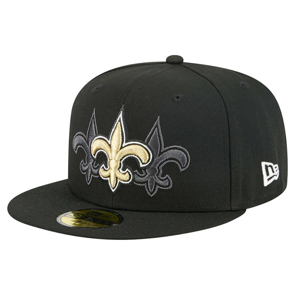 NFL New Orleans Saints Tri-Hit 59FIFTY Fitted Hat