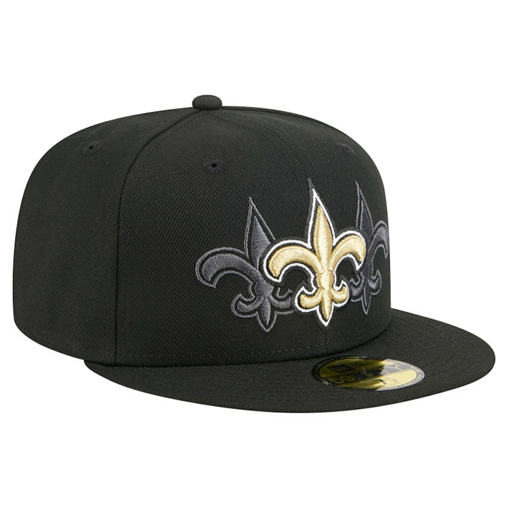 NFL New Orleans Saints Tri-Hit 59FIFTY Fitted Hat