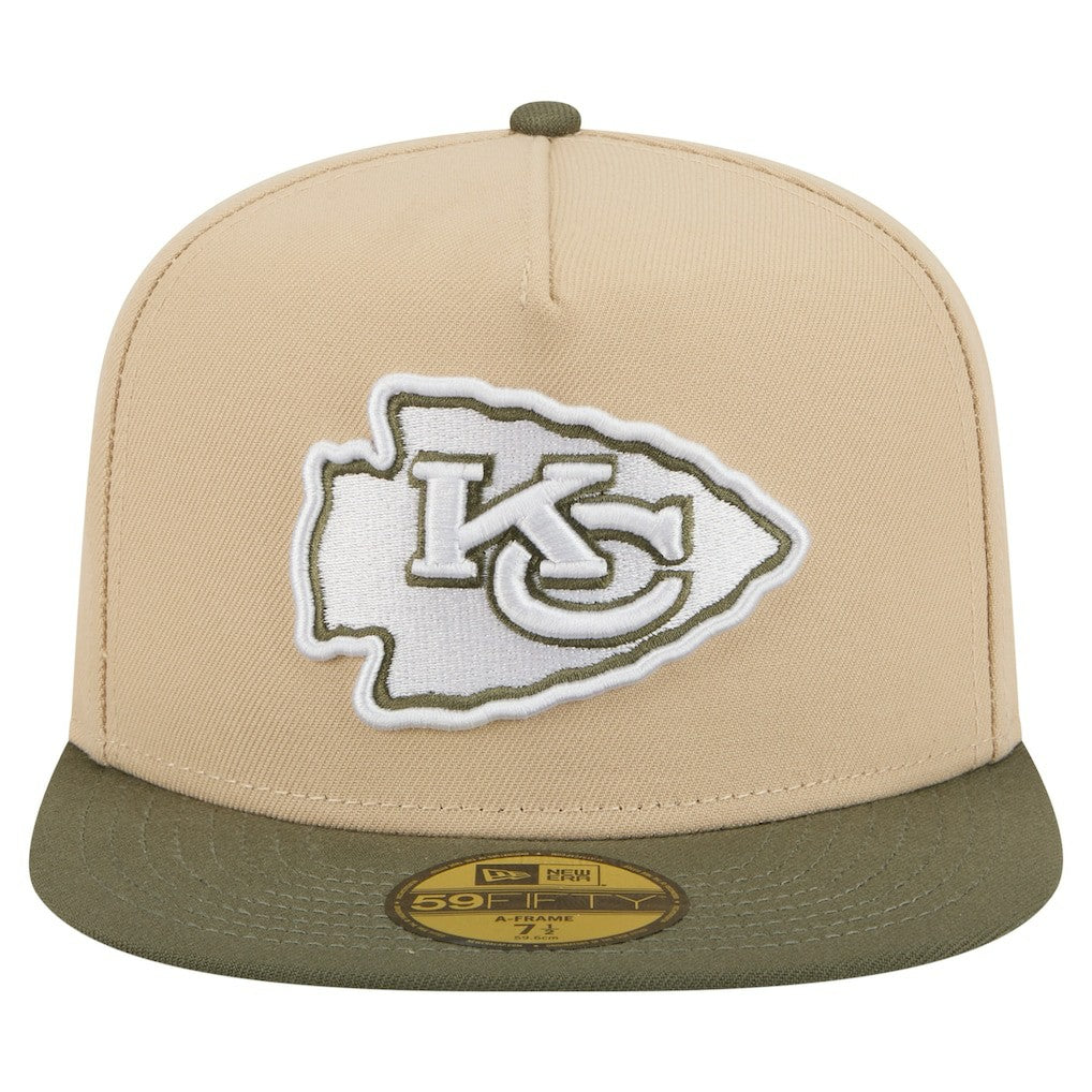 NFL Kansas City Chiefs Color Pack A-Frame 59FIFTY Fitted Hat