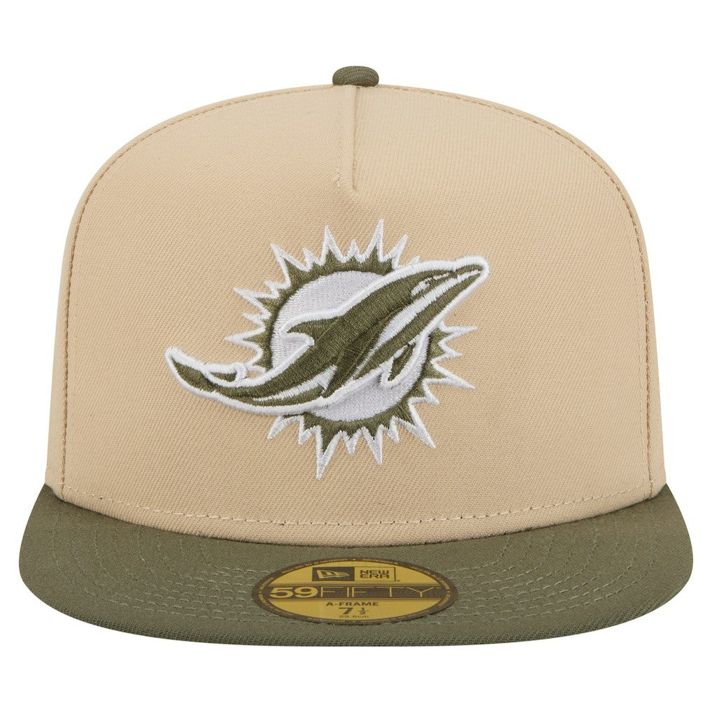 NFL Miami Dolphins Color Pack A-Frame 59FIFTY Fitted Hat