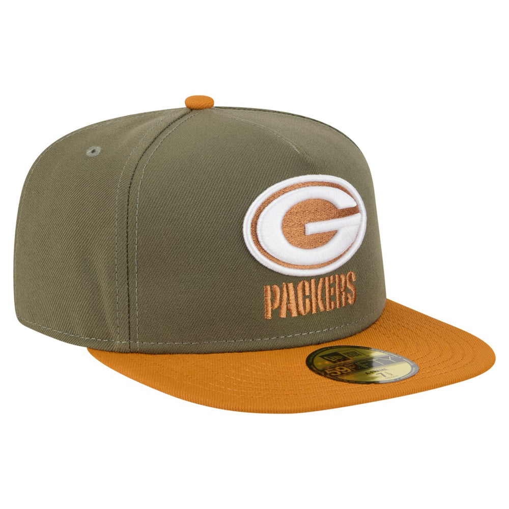 NFL Green Bay Packers Color Pack A-Frame 59FIFTY Fitted Hat