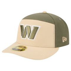NFL Washington Commanders Two-Tone Color Pack Split Panel 59FIFTY Fitted Hat
