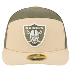 NFL Las Vegas Raiders Two-Tone Color Pack Split Panel 59FIFTY Fitted Hat