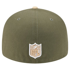 NFL Las Vegas Raiders Two-Tone Color Pack Split Panel 59FIFTY Fitted Hat