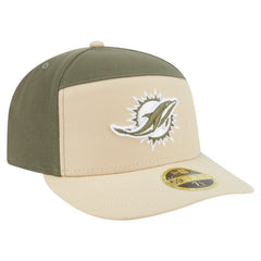 NFL Miami Dolphins Two-Tone Color Pack Split Panel 59FIFTY Fitted Hat