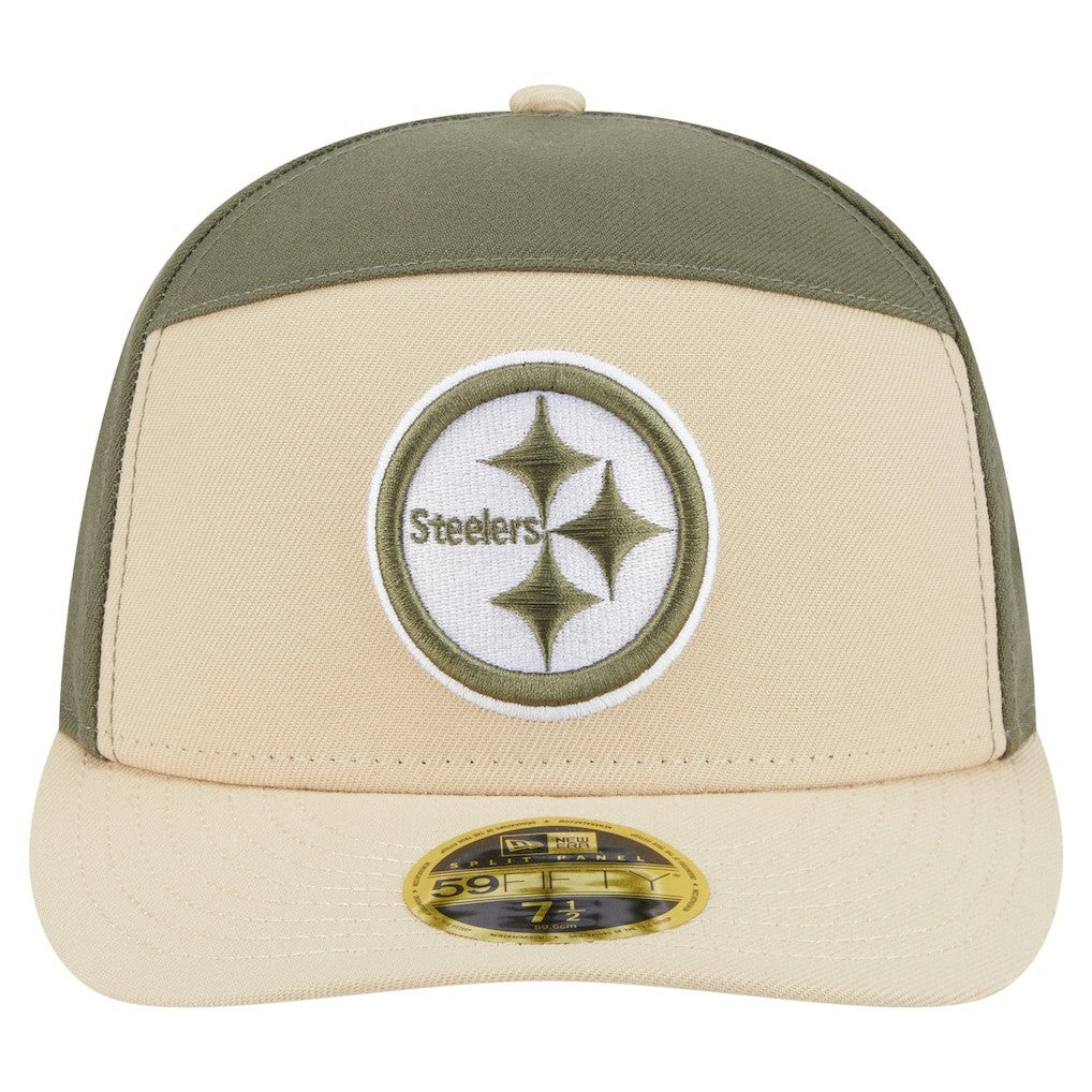 NFL Pittsburgh Steelers Two-Tone Color Pack Split Panel 59FIFTY Fitted Hat