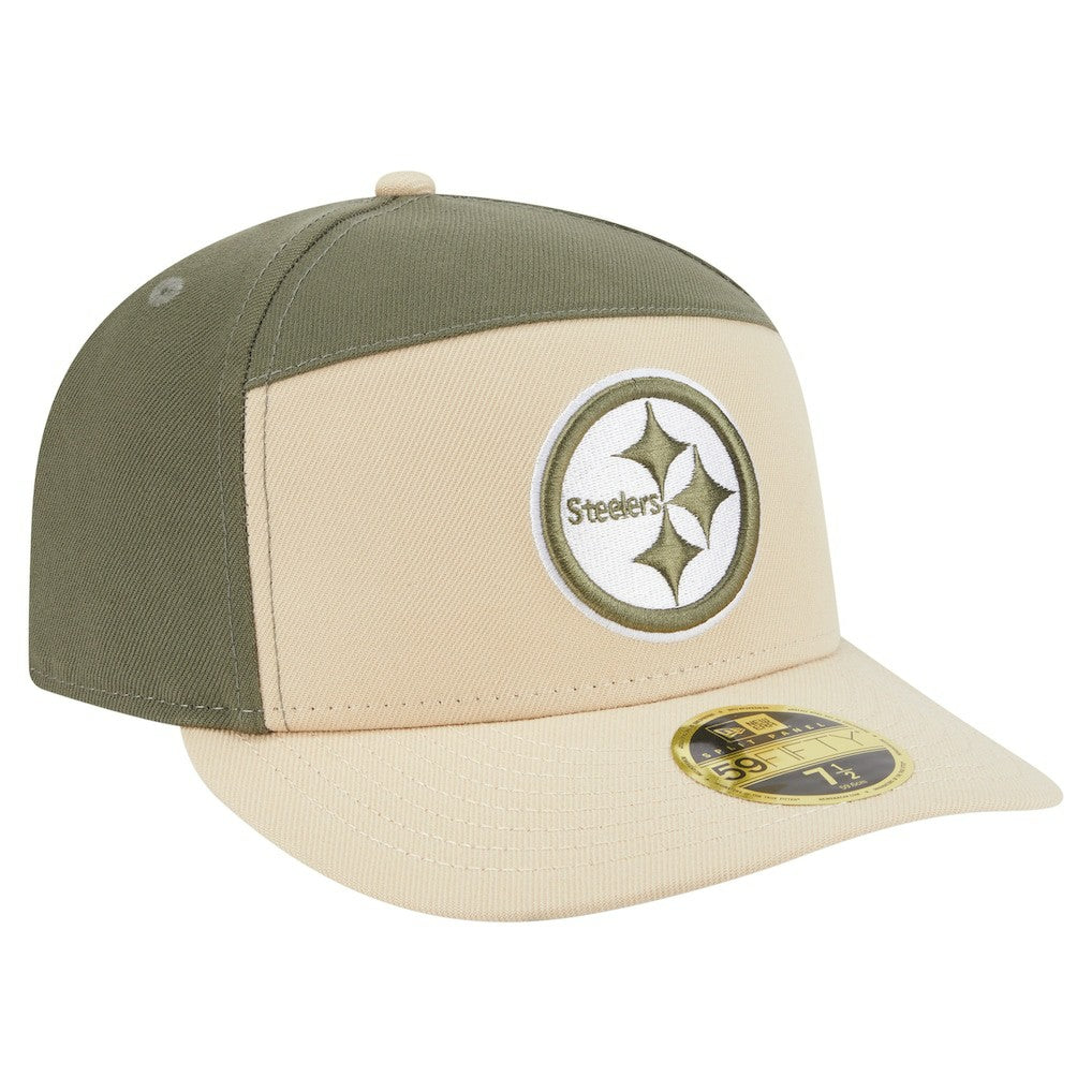 NFL Pittsburgh Steelers Two-Tone Color Pack Split Panel 59FIFTY Fitted Hat