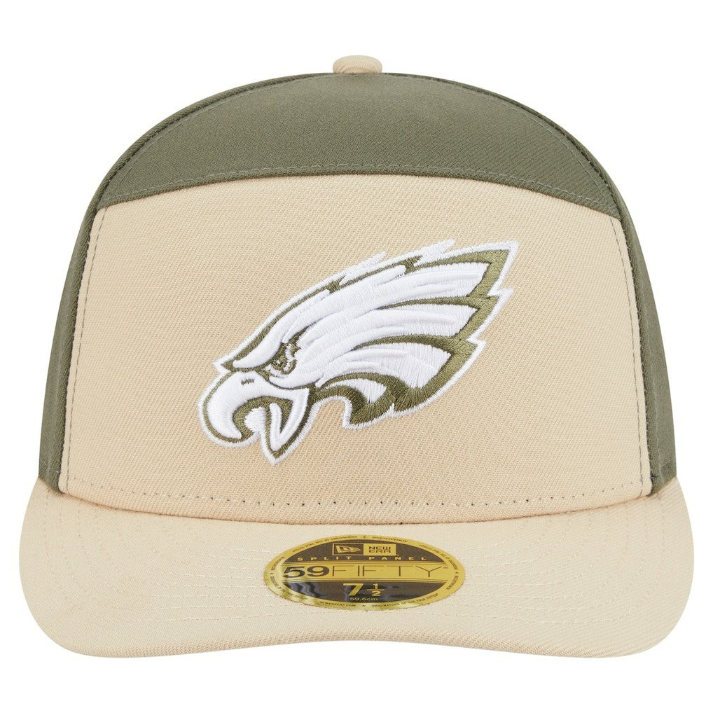 NFL Philadelphia Eagles Two-Tone Color Pack Split Panel 59FIFTY Fitted Hat