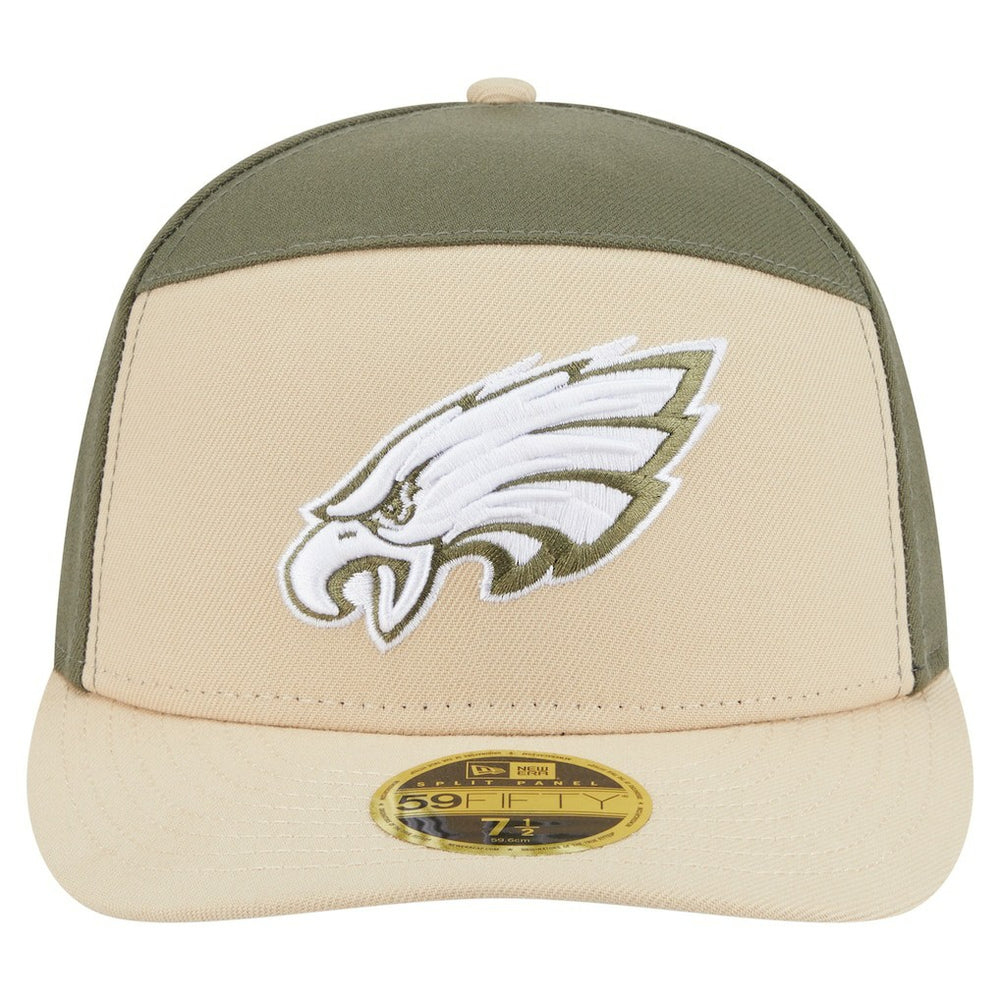 NFL Philadelphia Eagles Two-Tone Color Pack Split Panel 59FIFTY Fitted Hat