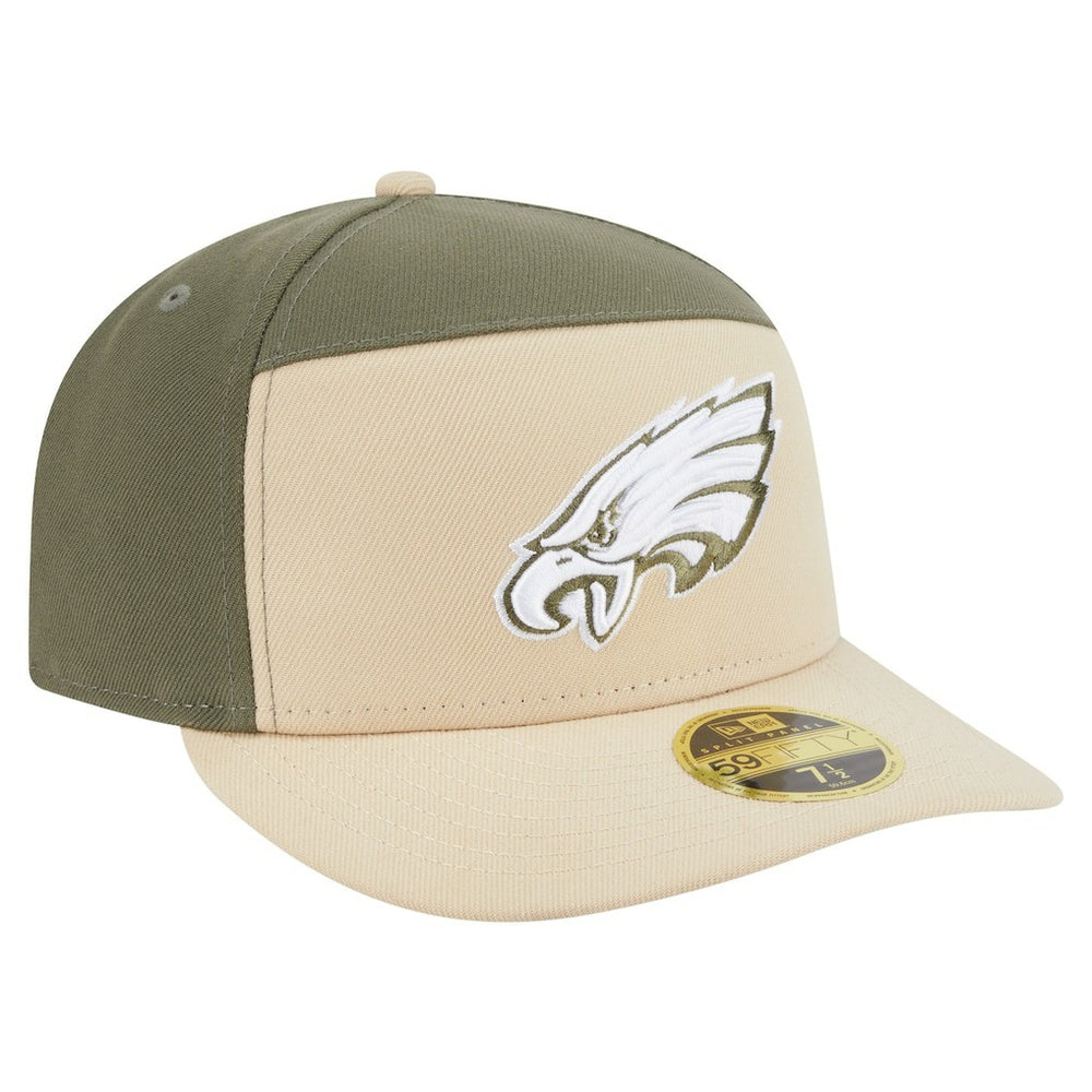 NFL Philadelphia Eagles Two-Tone Color Pack Split Panel 59FIFTY Fitted Hat