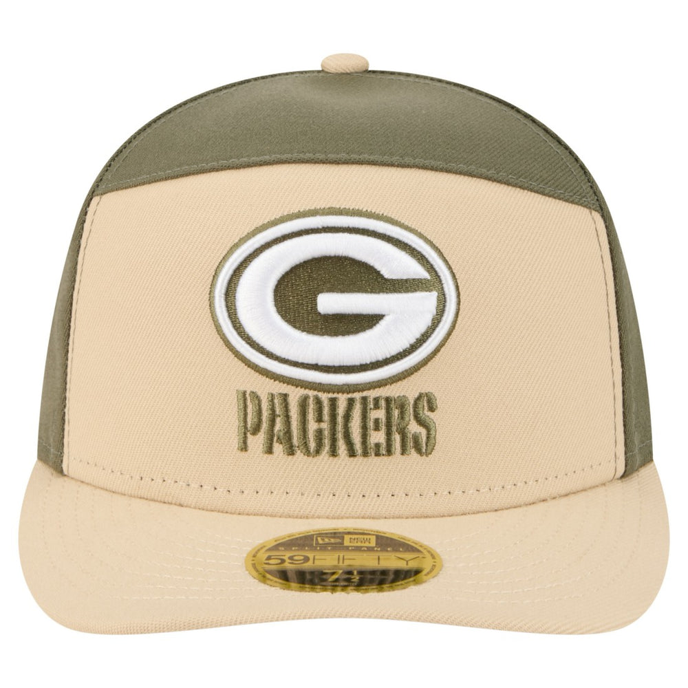 NFL Green Bay Packers Two-Tone Color Pack Split Panel 59FIFTY Fitted Hat