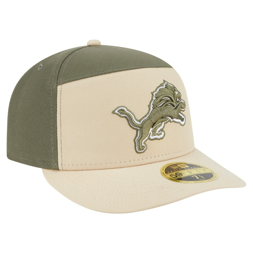 NFL Detroit Lions Two-Tone Color Pack Split Panel 59FIFTY Fitted Hat