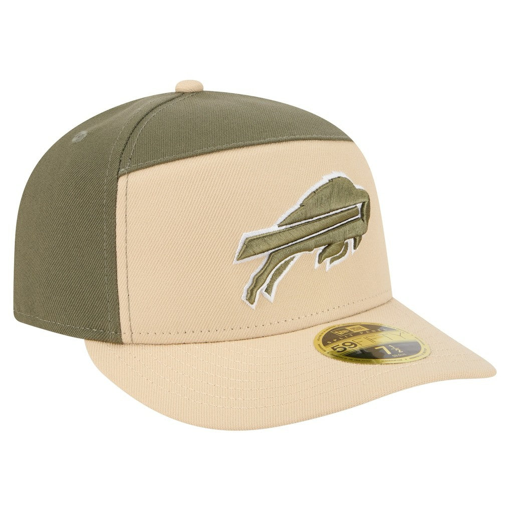 NFL Buffalo Bills Two-Tone Color Pack Split Panel 59FIFTY Fitted Hat