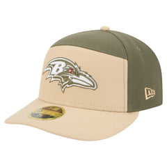NFL Baltimore Ravens Color Pack Split Panel 59FIFTY Fitted Hat