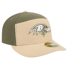 NFL Baltimore Ravens Color Pack Split Panel 59FIFTY Fitted Hat