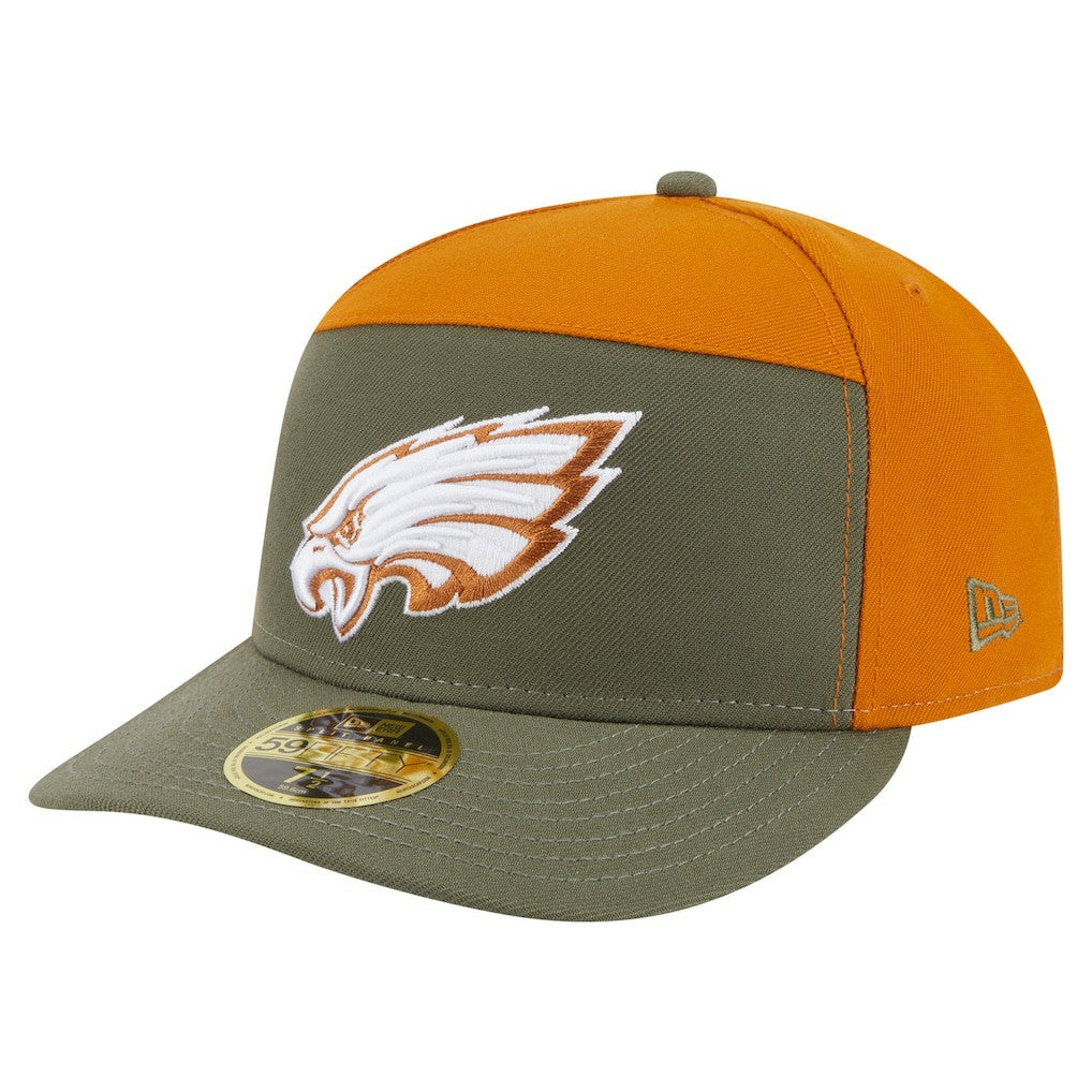 NFL Philadelphia Eagles Two-Tone Color Pack Split Panel 59FIFTY Fitted Hat