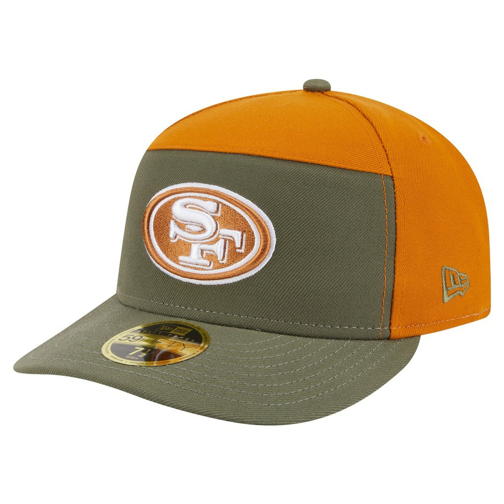 NFL San Francisco 49ers Two-Tone Color Pack Split Panel 59FIFTY Fitted Hat