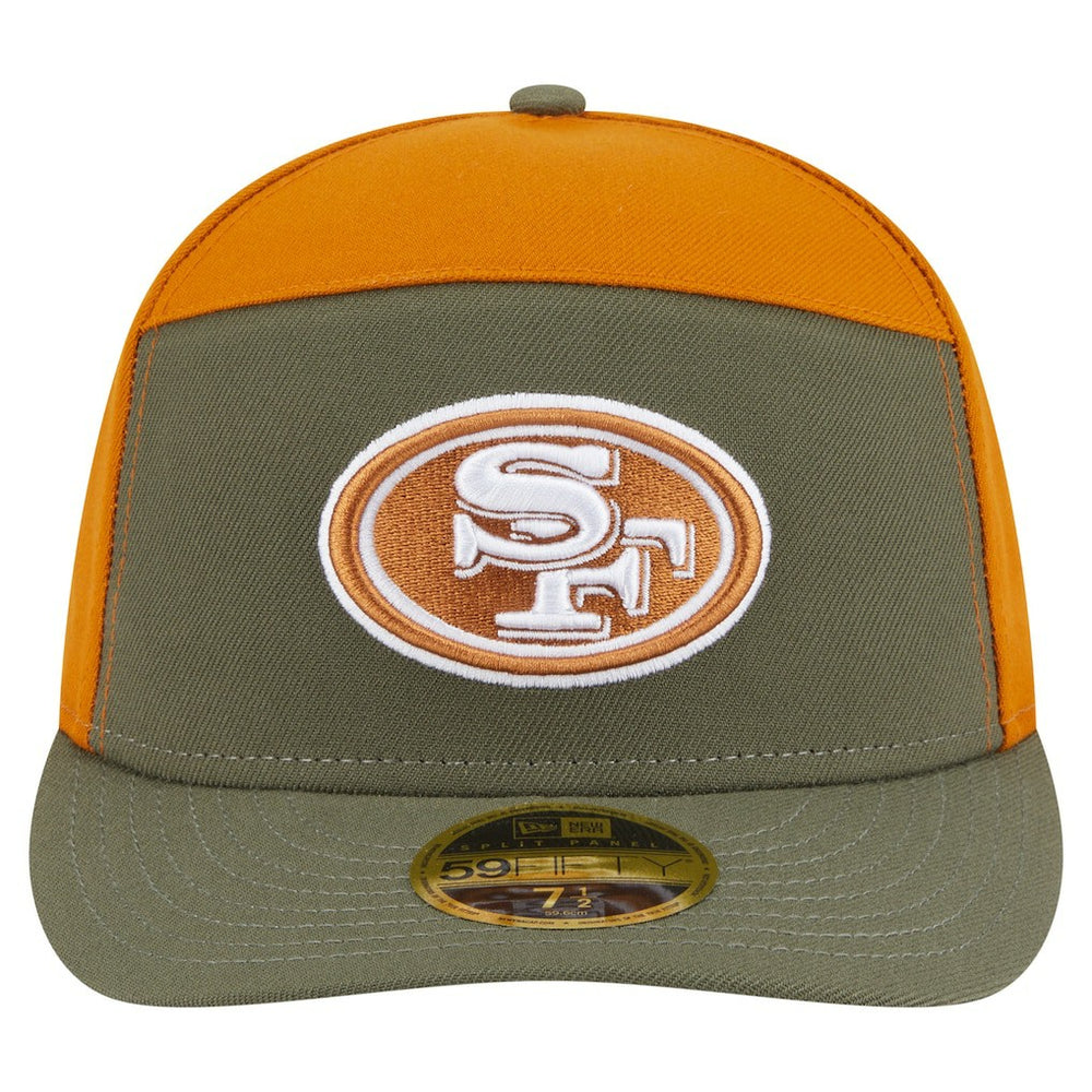 NFL San Francisco 49ers Two-Tone Color Pack Split Panel 59FIFTY Fitted Hat