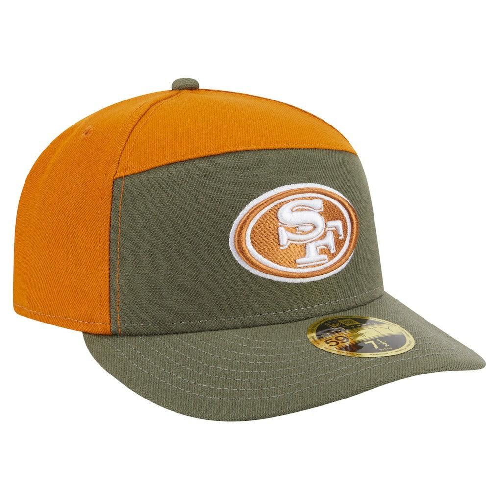 NFL San Francisco 49ers Two-Tone Color Pack Split Panel 59FIFTY Fitted Hat