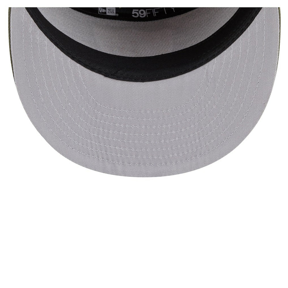 NFL Las Vegas Raiders Two-Tone Color Pack Split Panel 59FIFTY Fitted Hat