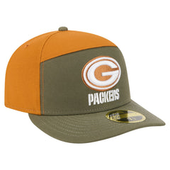 NFL Green Bay Packers Two-Tone Color Pack Split Panel 59FIFTY Fitted Hat