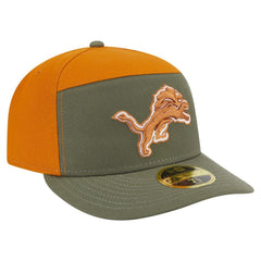 NFL Detroit Lions Two-Tone Color Pack Split Panel 59FIFTY Fitted Hat