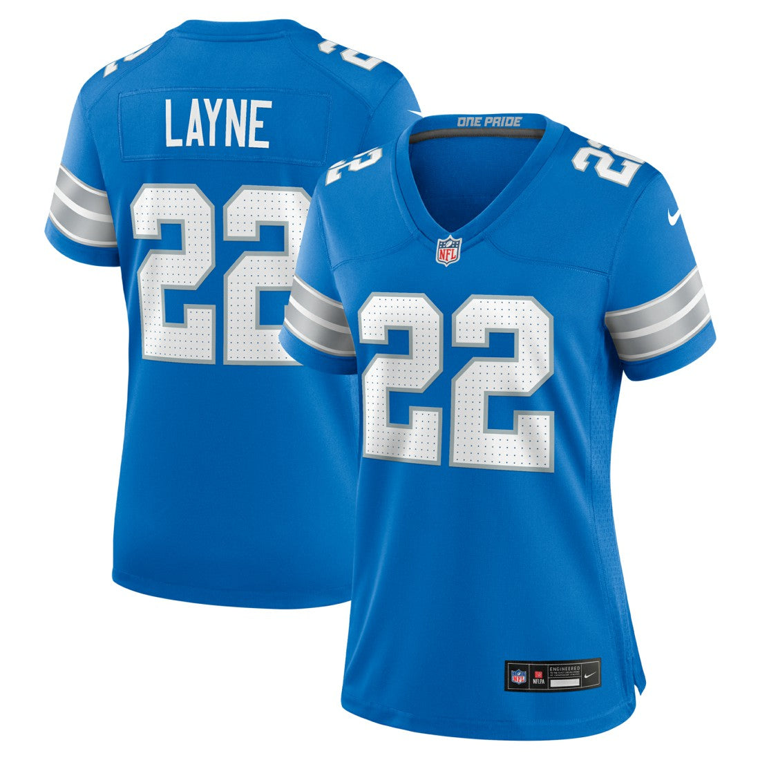 NFL Detroit Lions Bobby Layne  Women's Retired Player Game Jersey
