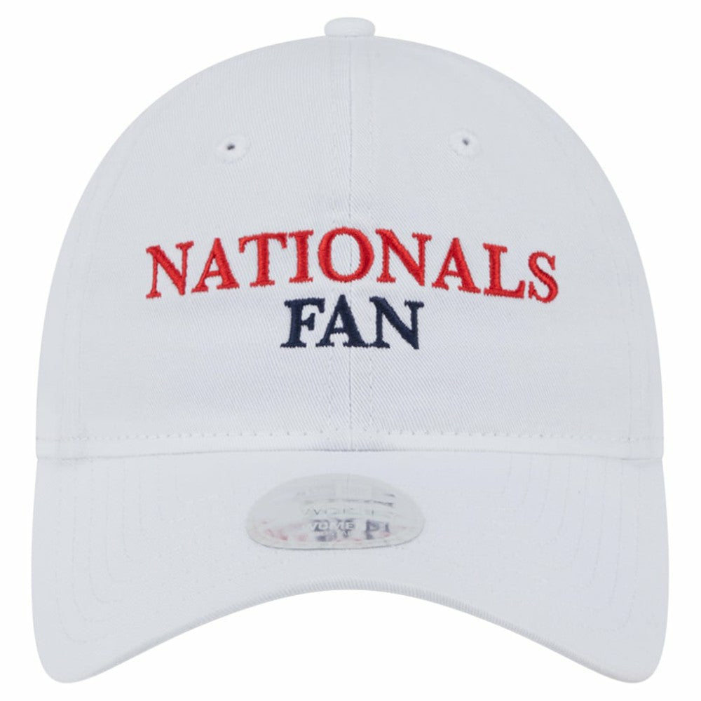 Washington Nationals Women's Team Fan 9TWENTY Adjustable Hat - White | New Era