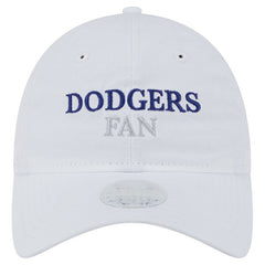 Los Angeles Dodgers Women's Team Fan 9TWENTY Adjustable Hat - White | New Era