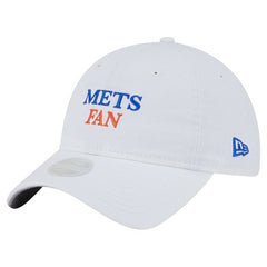 New York Mets Women's Team Fan 9TWENTY Adjustable Hat - White | New Era