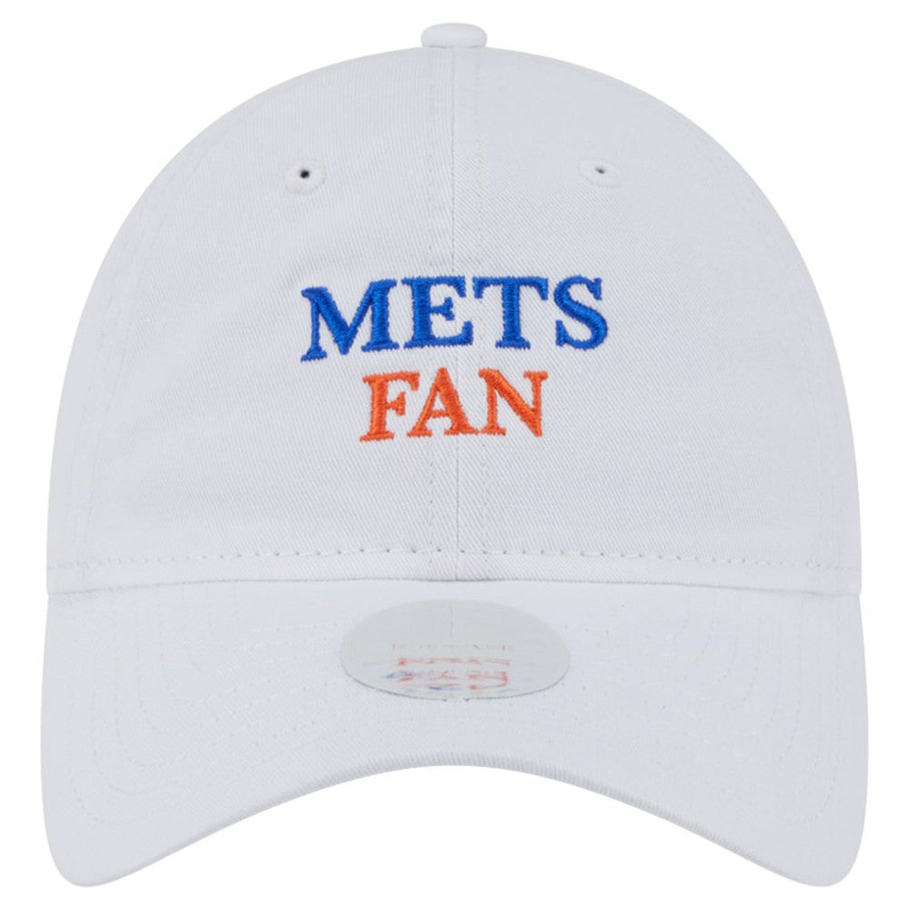 New York Mets Women's Team Fan 9TWENTY Adjustable Hat - White | New Era