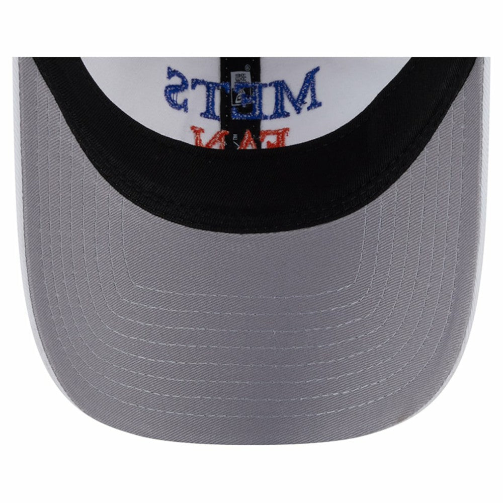 New York Mets Women's Team Fan 9TWENTY Adjustable Hat - White | New Era
