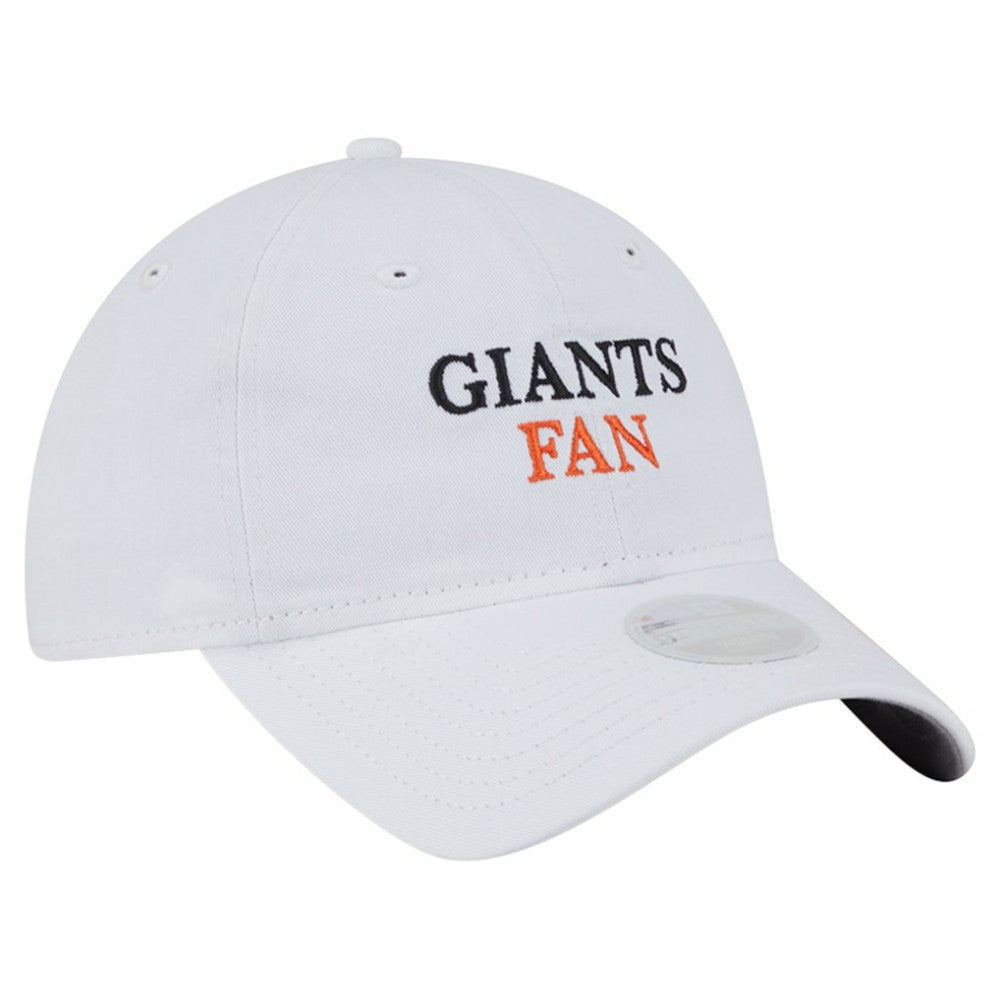 San Francisco Giants Women's Team Fan 9TWENTY Adjustable Hat - White | New Era