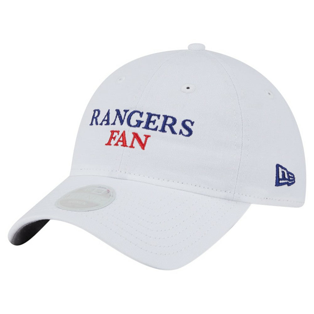Texas Rangers Women's Team Fan 9TWENTY Adjustable Hat - White | New Era